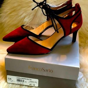 NIB! Franco Sarto “L-DARLIS” size 8.5 color bordo